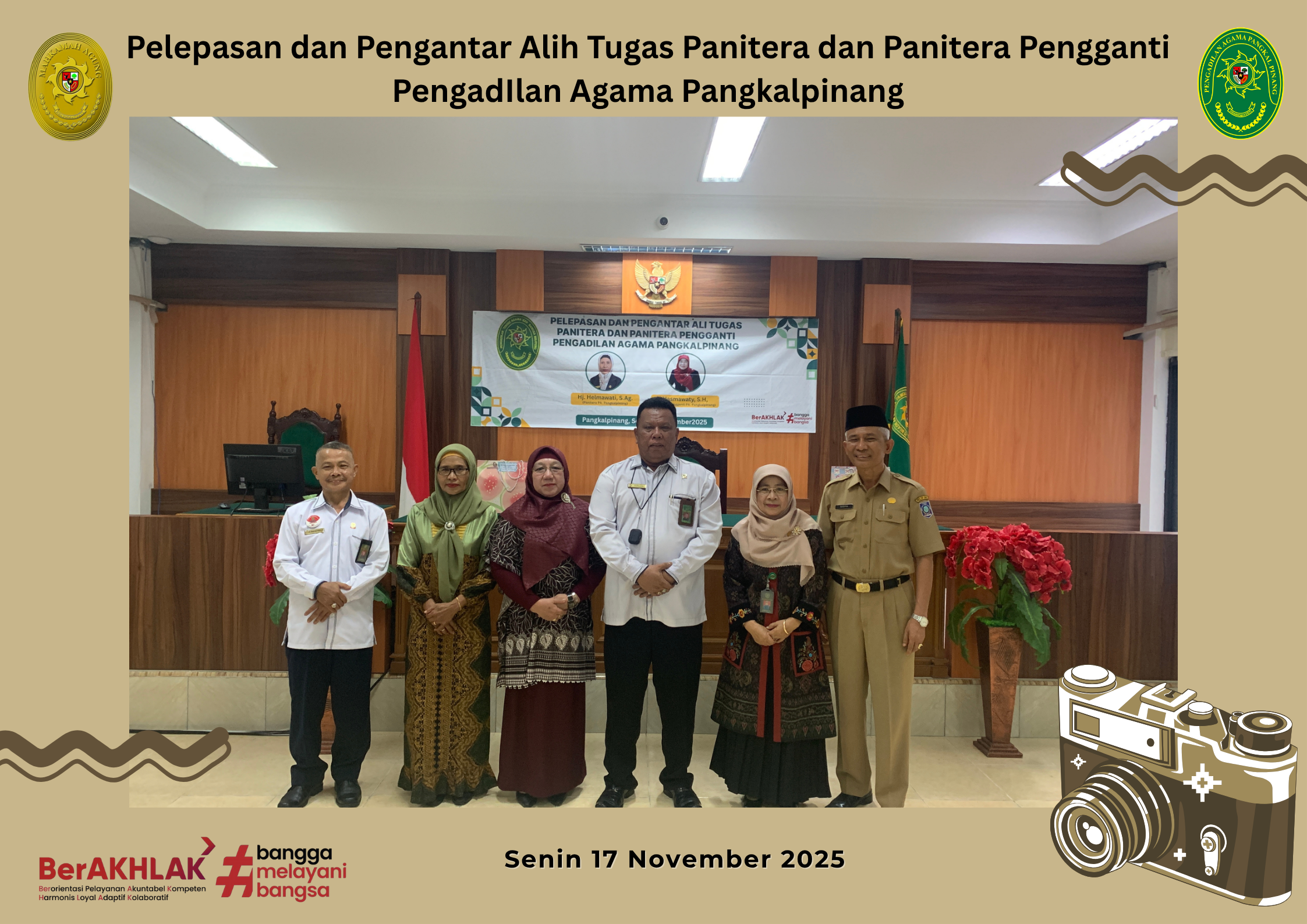 pelepasan panitera poto ketua